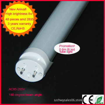 Hot sale best price t8 1.2m 8w led tube light with CE,RoHS certificate